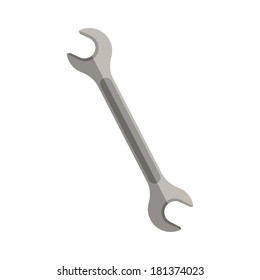 abstract construction tool on a white background