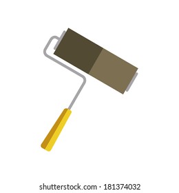 abstract construction tool on a white background