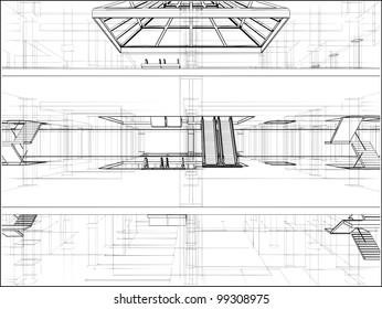 Abstract Construction Vector 223