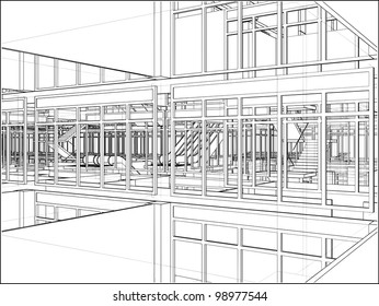 Abstract Construction Vector 224