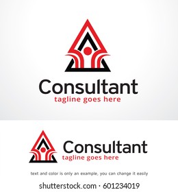 Abstract Consultant Logo Template Design Vector