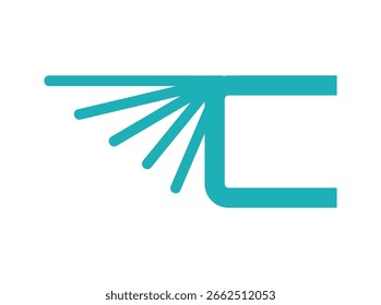 Logotipo de consultoría Abstractas con líneas interconectadas que forman un símbolo dinámico de la red, que representa la colaboración, la innovación y el pensamiento estratégico. Perfecto para asesores de negocios enfocados en la tecnología o