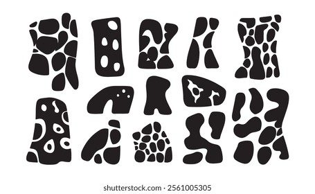 Abstract Contemporary Design with Organic Shapes