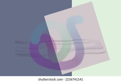 Abstract contemporary design. Vector creative background. Composition with various shapes and textures.