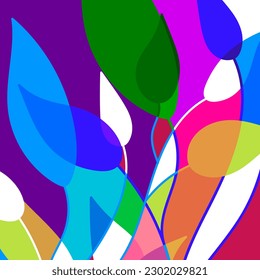 abstract contemporary floral background pattern design. beautiful flower art