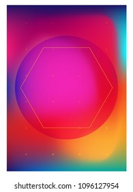 Abstract contemporary gradient coloured background