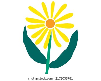 Resumen de la moderna y moderna ilustración vectorial. Dibujar a mano formas y doodle flores y elementos de diseño de plantas. Perfecto para afiches, posts en instagram, stickers.