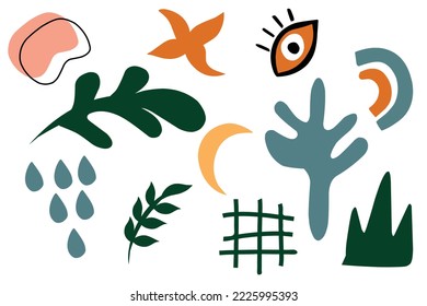Abstract contemporary modern trendy Vector illustrations