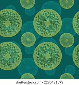 Abstract contemporary seamless pattern of ornament elements. Geometric shapes, textures. Vibrant boho print. Colorful vector illustration isolated on grey background.