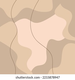 Resumen del diseño de afiches vectoriales contemporáneos. Ilustración artística para flayer, tarjeta.