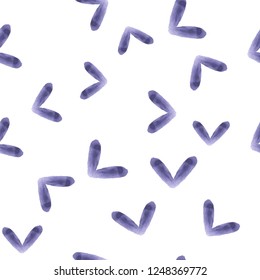 Abstract continuous pattern made of stylish geometric figures Mostly desaturated dark blue color. Elements are not cropped. Pattern under the mask. Perfect design for textile, box, posters, cards etc.