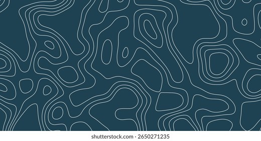 Design de contorno abstrato com linhas curvas em um fundo escuro para fins artísticos ou de design