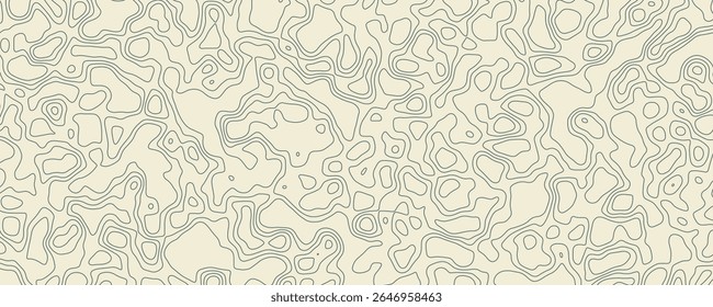 Abstract contour lines creating a textured pattern on a light background