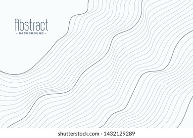 abstract contour lines on white background