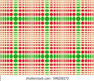 Abstract contrast background in summer, fruit, red-green colors. Seamless minimalistic pattern. Laconic, elegant wallpaper. Vector illustration EPS-10. It's easy to change the color.