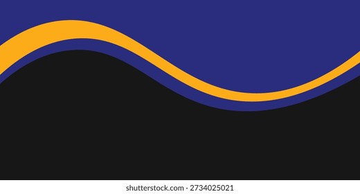 Abstractas contraste de colores de fondo ondulado. Diseño gráfico de Vector