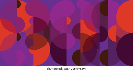 Resumen del fondo geométrico del contraste.Rojo y marrón sobre un fondo lila.
 Hermosa plantilla de diseño para cubierta, embalaje, sitio web, fondo de pantalla, fondo.