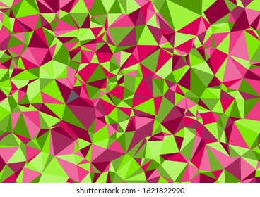 Abstract contrasting colors triangle background. Low poly style.Vector illustration.