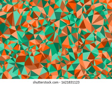 Abstract contrasting colors triangle background. Low poly style.Vector illustration.