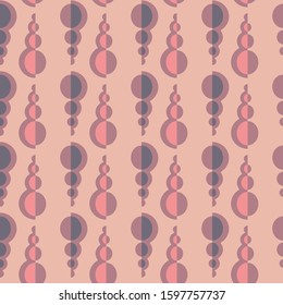Abstract contrasting patterns. Flat, simple geometric design. Vector seamless pattern for textile, wallpaper, wrapping paper, prints, fabric, web background or another accent etc.