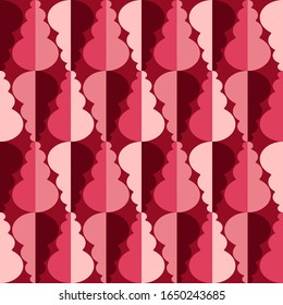 Abstract contrasting patterns. Flat, simple geometric design. Vector seamless pattern for textile, wallpaper, wrapping paper, prints, fabric, web background or another accent etc.