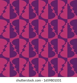 Abstract contrasting patterns. Flat, simple geometric design. Vector seamless pattern for textile, wallpaper, wrapping paper, prints, fabric, web background or another accent etc.