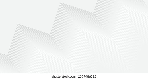 Abstract convex wall panels, in white leather of herringbone shape with high quality modern