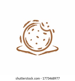 abstract cookies icon illustration vector