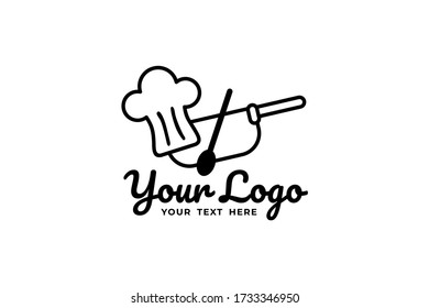 Abstract Cooking Logo Template for your business, cafe, kitchen, and many more