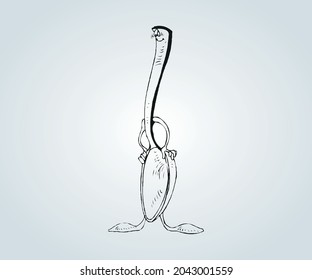 abstract cooking object and instrument for illustration