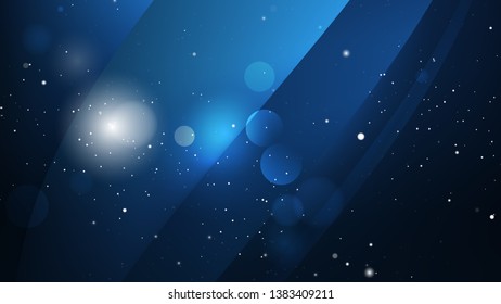 Abstract Cool Blue Background Design