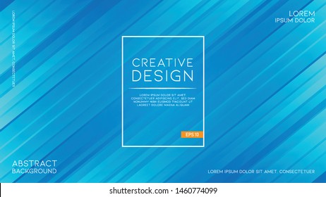 abstract cool blue background with diagonal stripes. minimal geometric wallpaper with dynamic shapes composition. modern design concept for your project. vector illustration.
