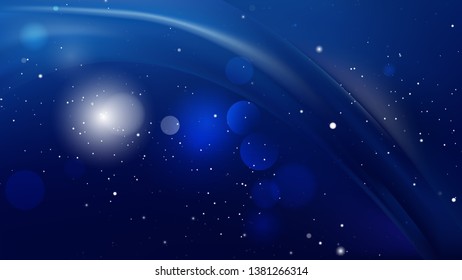 Abstract Cool Blue Background Illustration