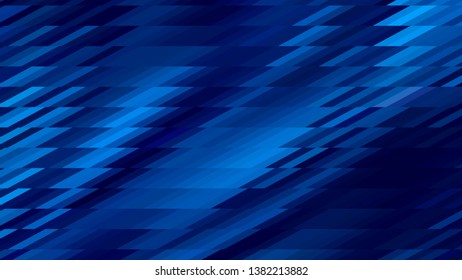 Abstract Cool Blue Geometric Shapes Background