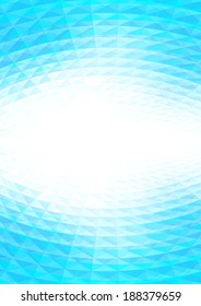 Abstract cool blue perspective background