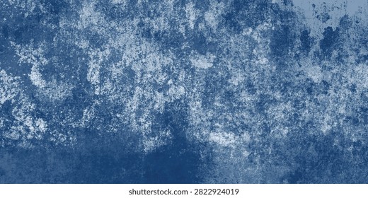 Abstract cool blue textured smooth wall resembling natural cement or old painted material suitable for elegant minimalist backdrop design