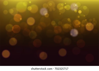 Abstract cool bokeh circles