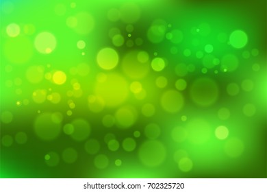 Abstract cool bokeh circles