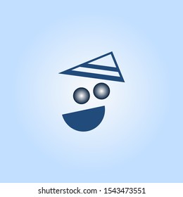 Abstract But Cool Face Illustration