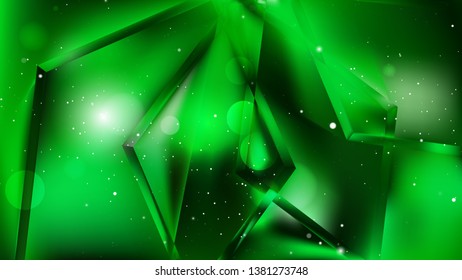 Abstract Cool Green Background Vector