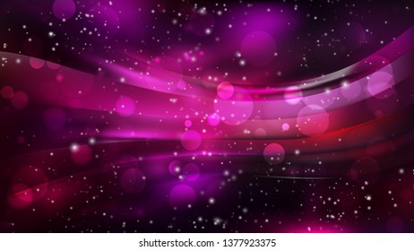 Abstract Cool Pink Defocused Lights Background