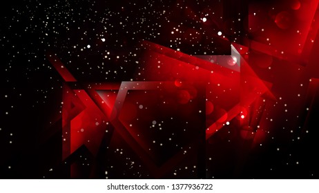 Abstract Cool Red Blur Lights Background