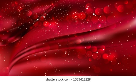 Abstract Cool Red Blurry Lights Background Design