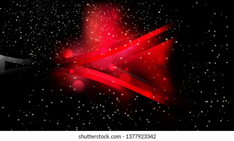Abstract Cool Red Defocused Background Design