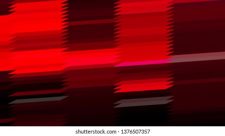 Abstract Cool Red Horizontal Lines and Stripes Background Design
