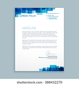 Abstract Coporate Business Letterhead