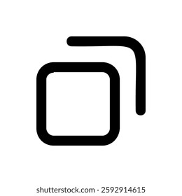 abstract copy Shape line icon 