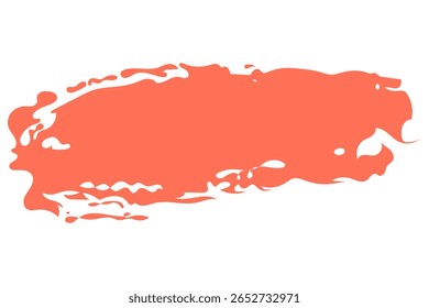 Abstract Coral Paint Splashes, Blob, Texture, Design Element