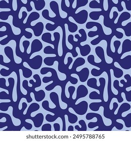 abstract coral pattern design seamless repeat vector image