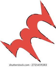 Abstract corner expression element illustration